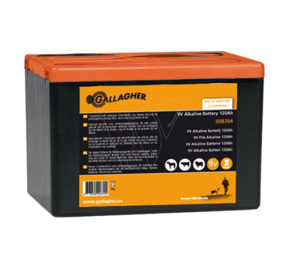 Gallagher Powerpack Batterij 9v/120ah (1 3 Gallagher Powerpack Batterij 9v/120ah (1