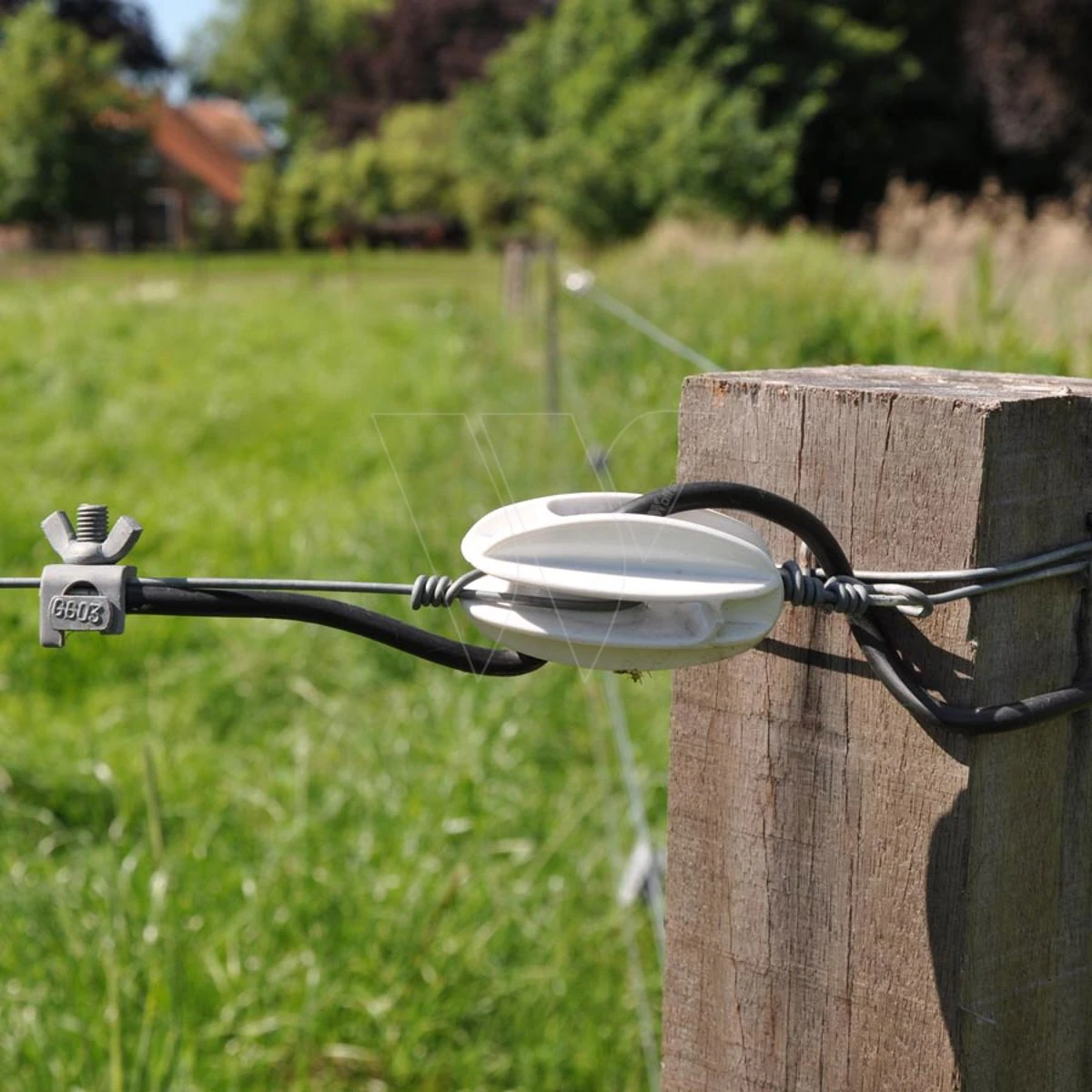 Gallagher Hoekisolator S Versterkt Wit ( 4 Gallagher Hoekisolator S Versterkt Wit ( - Afbeelding 2