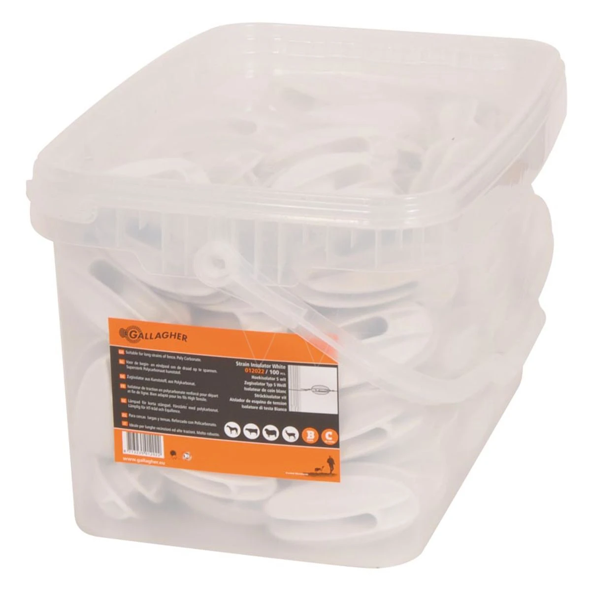 Gallagher Hoekisolator S Versterkt Wit ( 9 Gallagher Hoekisolator S Versterkt Wit ( - Afbeelding 7