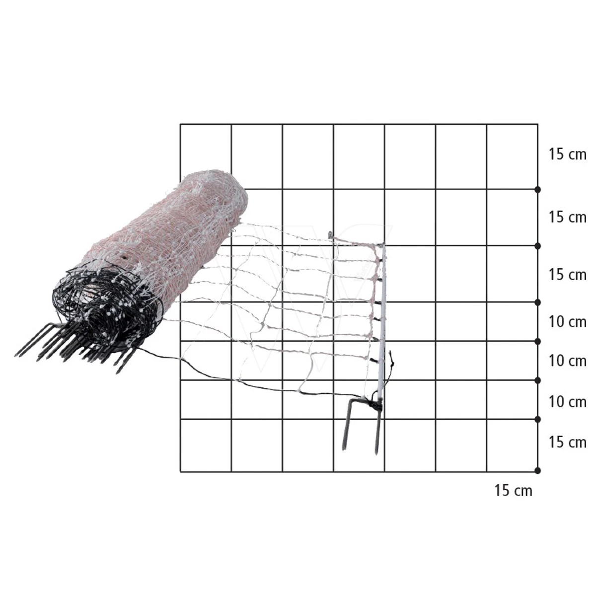 Gallagher Turbonet, Wit 90/2 - 14/w 4 Gallagher Turbonet, Wit 90/2 - 14/w - Afbeelding 2