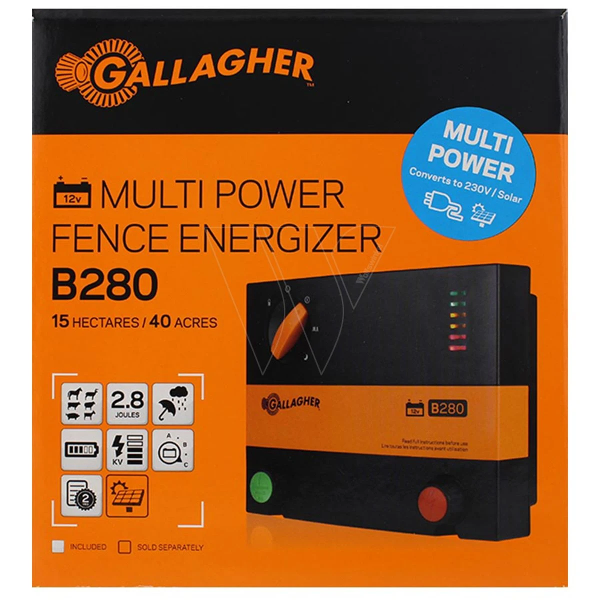 Gallagher B280 Multi Power (12v - 2,8 J) 5 Gallagher B280 Multi Power (12v - 2,8 J) - Afbeelding 3