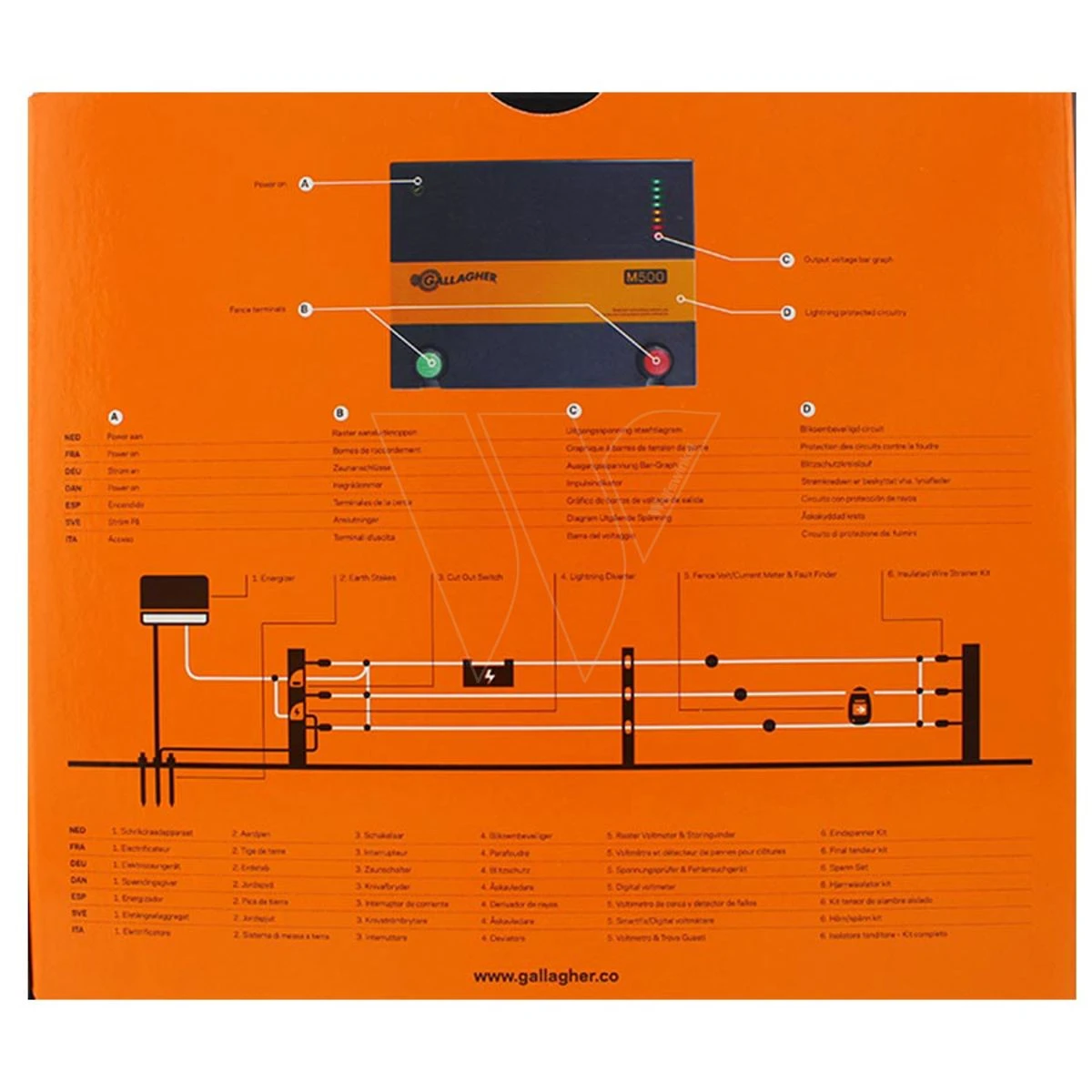 Gallagher M500 (230v - 5,2 J) 8 Gallagher M500 (230v - 5,2 J) - Afbeelding 6