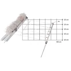 Gallagher Wilde Zwijnennet, Wit 75/1 - 1 -Goedkope Wolfswinkel winkel 062973 6 GALLAGHER