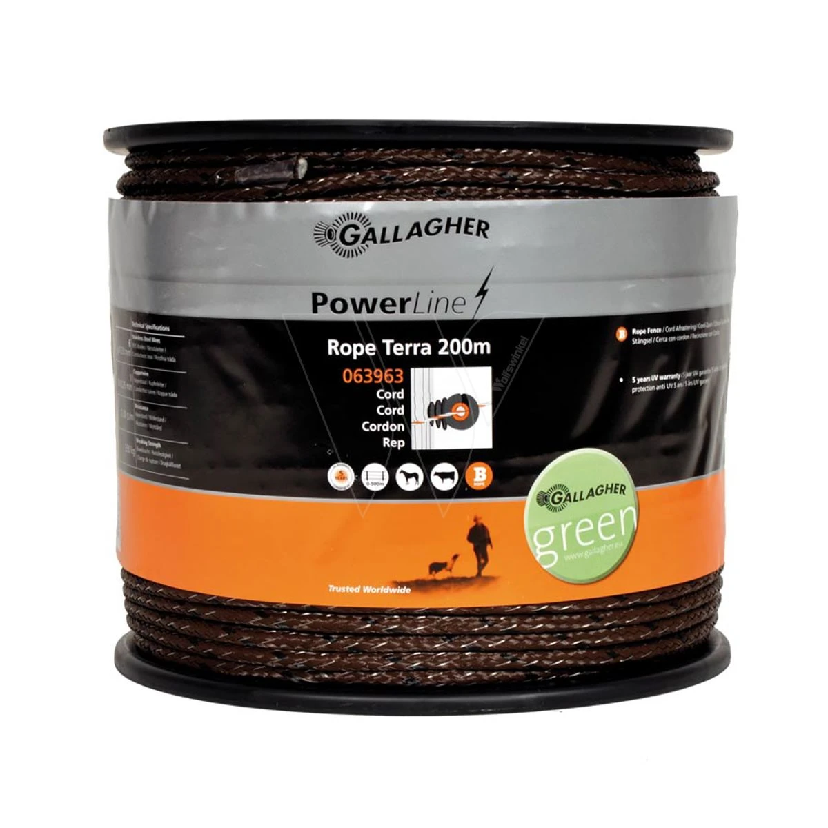 Gallagher Powerline Cord Terra 200m 3 Gallagher Powerline Cord Terra 200m