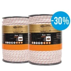 Gallagher Duopack Turboline Cord Wit 2x5
