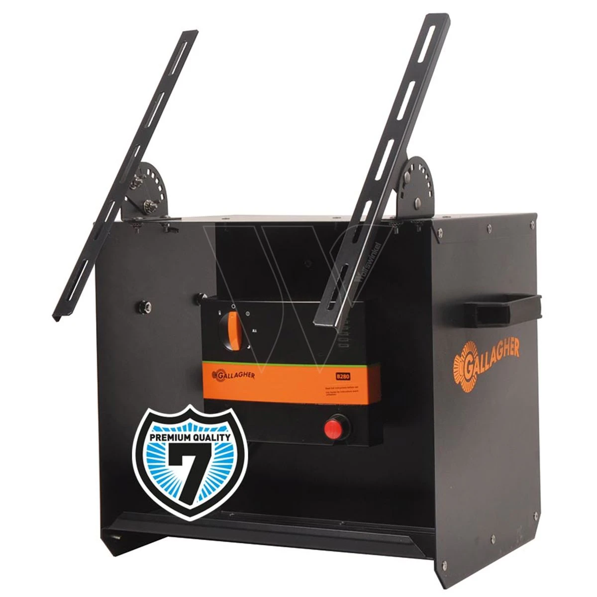 Gallagher B280 + Solardraagbox (12v - 2, 3 Gallagher B280 + Solardraagbox (12v - 2,