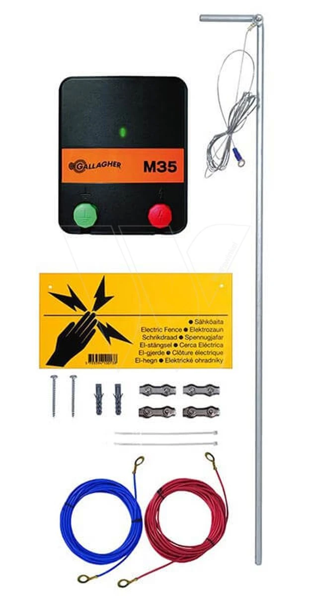 Gallagher Starterkit M35 Huis/tuin 230v 3 Gallagher Starterkit M35 Huis/tuin 230v
