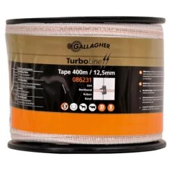 Gallagher Turboline Lint 12,5mm Wit 400m