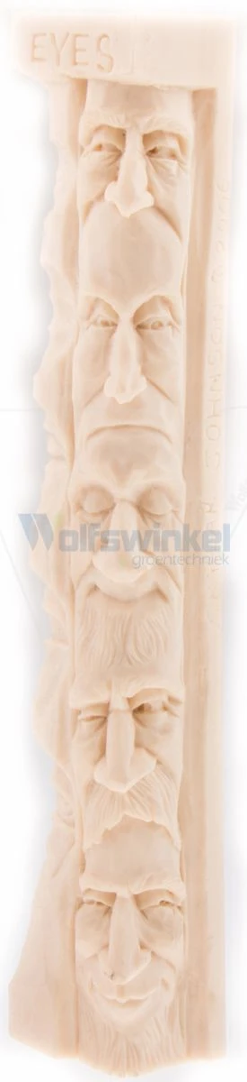 Zaagvoorbeeld "ogen" 4 Zaagvoorbeeld "ogen" - Afbeelding 2