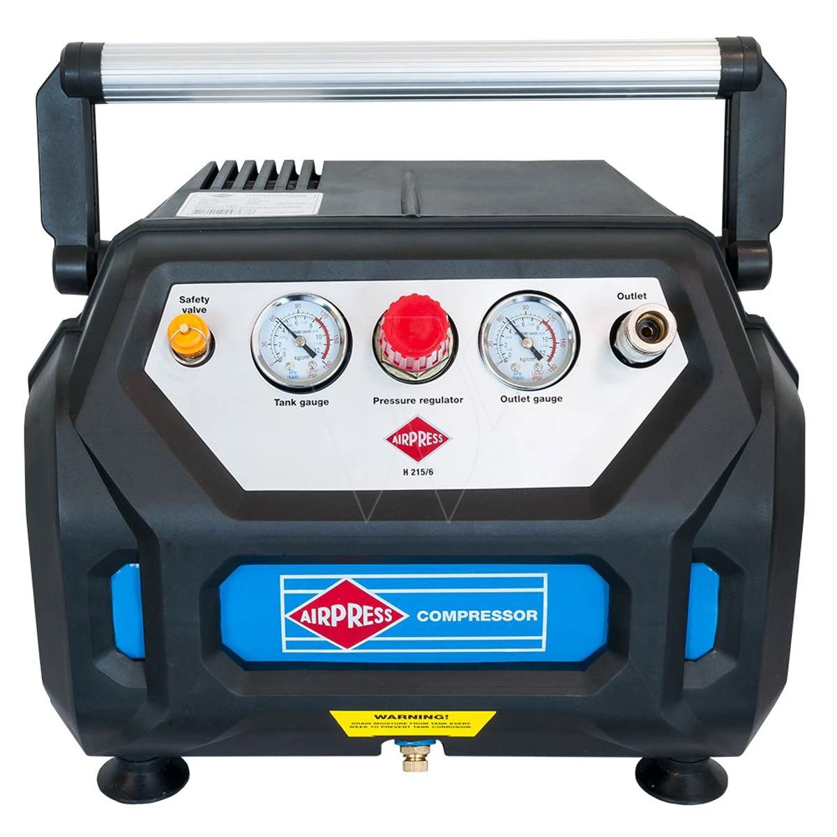 Airpress Olievrije Compressor H215-6 5 Airpress Olievrije Compressor H215-6 - Afbeelding 3