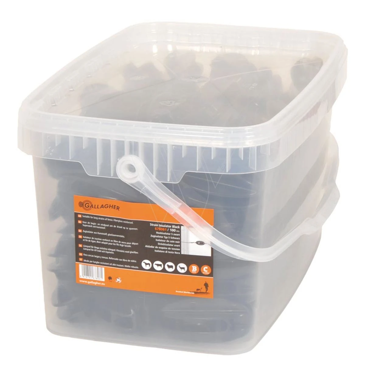 Gallagher Hoekisolator S Versterkt Zwart 5 Gallagher Hoekisolator S Versterkt Zwart - Afbeelding 3