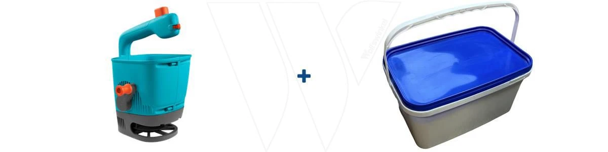 Gardena Handstrooier M + 7kg Strooizout 3 Gardena Handstrooier M + 7kg Strooizout