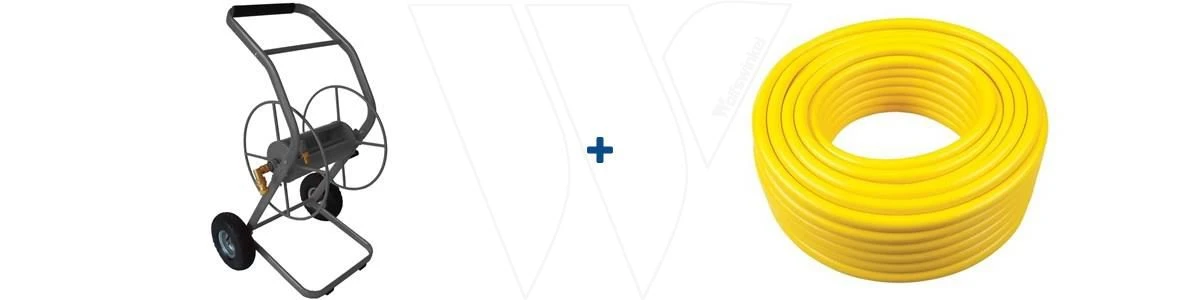 Talentools Waterslang 13mm 100m + Haspel 3 Talentools Waterslang 13mm 100m + Haspel